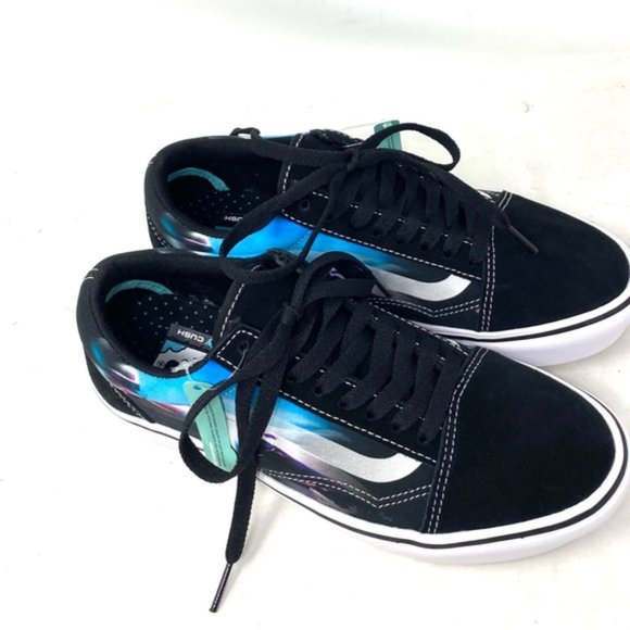 VANS Old Skool ComfyCush Formula 66 Shoe Low Skate Suede Black Women VN0A5DYCBM8 - Picture 4 of 9